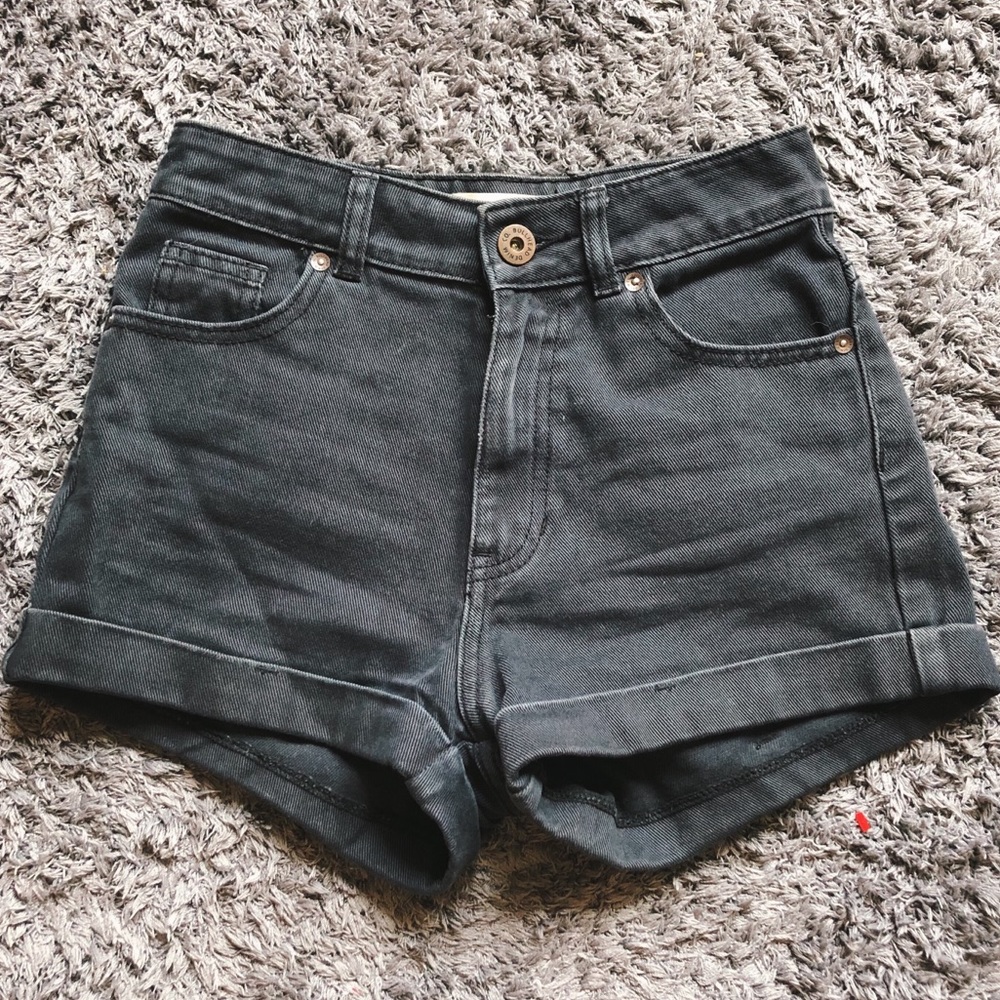 High Waisted Denim Shorts